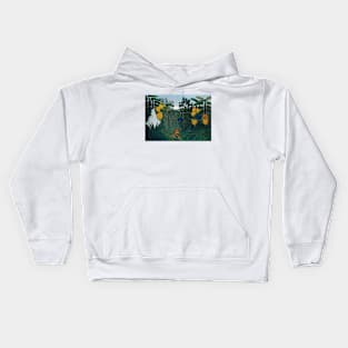 Henri Rousseau - The Repast of the Lion Kids Hoodie